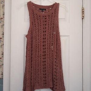 Sweater tank top